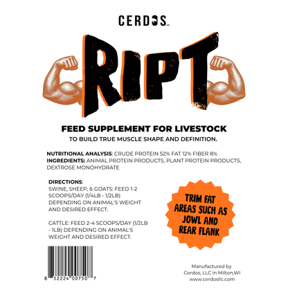 RIPT™ | Feed Supplement for Muscle Shape and Definition